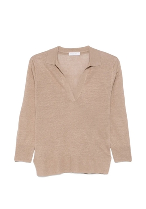 Majestic Filatures V-neck T-shirt - Neutrals