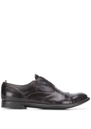 Officine Creative distressed-effect derby shoes - Brown