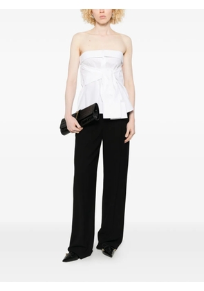 Giuseppe Di Morabito knotted strapless top - White