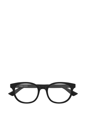 Alexander McQueen Eyewear round-frame glasses - Black