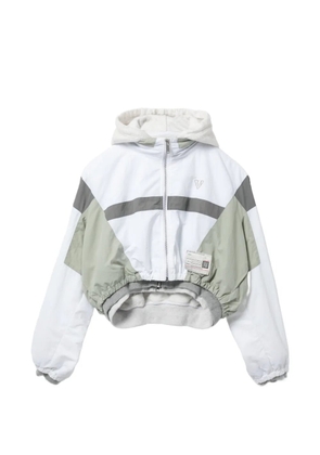 Maison MIHARA YASUHIRO triple-layered zipped jacket - White