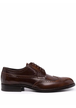 Tod's lace-up leather brogues - Brown