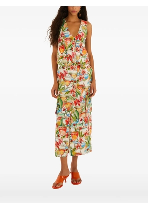 FARM Rio V-neck vest - White