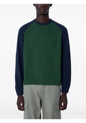 Stüssy colour-block sweater - Green