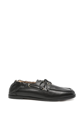 Patrizia Pepe square-toe loafers - Black