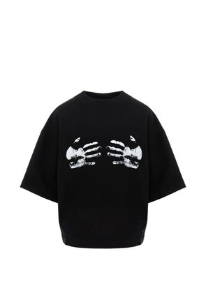 HAMZA Hands Bra print T-shirt - Black