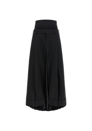 Junya Watanabe pleated trousers - Black