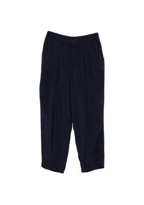 Giorgio Armani pocket pleated trousers - Blue