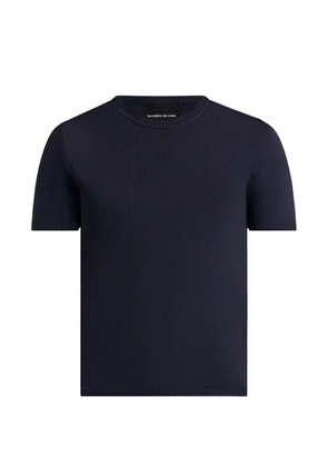Manière De Voir knitted ellington T-shirt - Blue