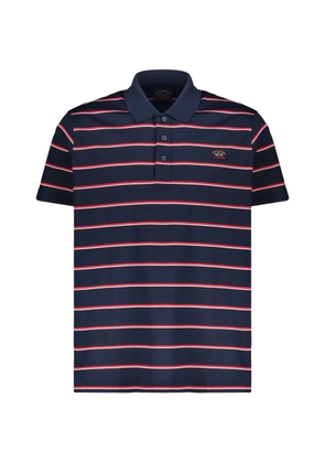 Paul & Shark striped short-sleeve polo shirt - Blue