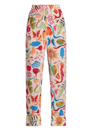 FARM Rio Bright Farm straight-leg trousers - Neutrals