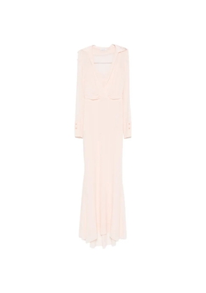 Patrizia Pepe crystal-embellished maxi dress - Pink