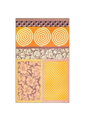 DRIES VAN NOTEN printed pareo - Brown