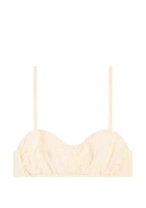 DRIES VAN NOTEN bra top - Neutrals
