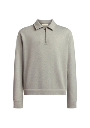 12 STOREEZ mélange-effect polo shirt - Grey