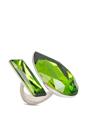 DRIES VAN NOTEN gem open ring - Silver
