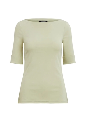 Lauren Ralph Lauren cuffed boat-neck top - Green