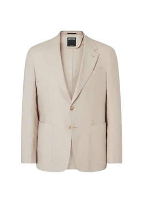 Zegna oasi linen jacket - Neutrals