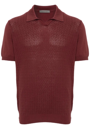 Corneliani cotton polo shirt - Red