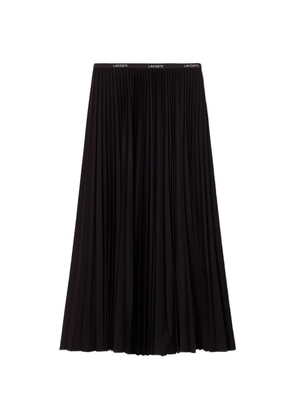 Lacoste pleated maxi skirt - Black
