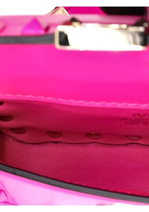 Valentino Garavani Pre-Owned Rockstud23 Leather Micro shoulder bag - Pink