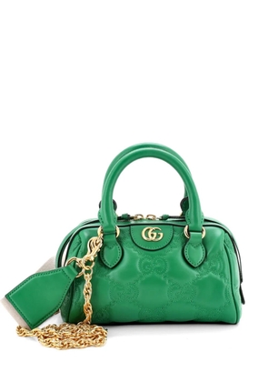 Gucci Pre-Owned Ophidia Convertible Boston Top Handle Bag GG Matelasse Leather Mini crossbody bag - Green