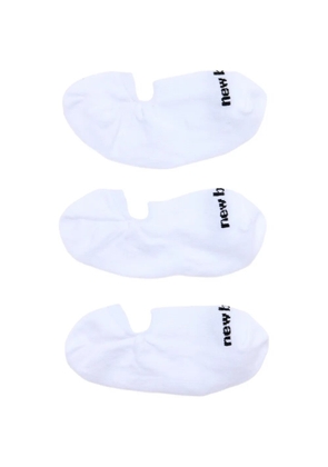 New Balance logo socks - White
