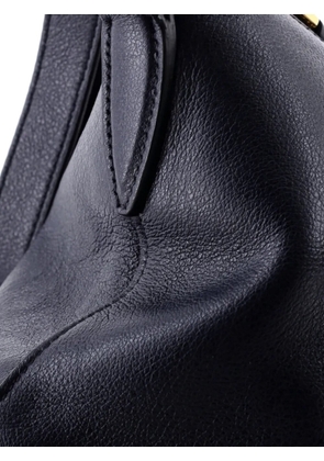 Prada Pre-Owned Embossed Logo Convertible Tote Glace Calf Small crossbody bag - Blue