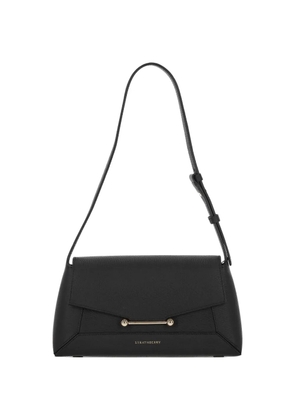 Strathberry Mosaic leather shoulder bag - Black
