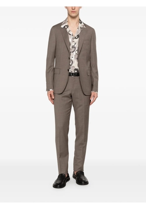 Tagliatore circle-print shirt - White