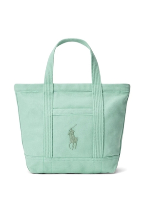 Polo Ralph Lauren embroidered-logo tote bag - Green