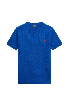Polo Ralph Lauren cable knit short sleeve T-shirt - Blue
