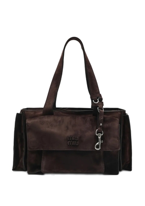 Miu Miu Utilitaire tote bag - Brown