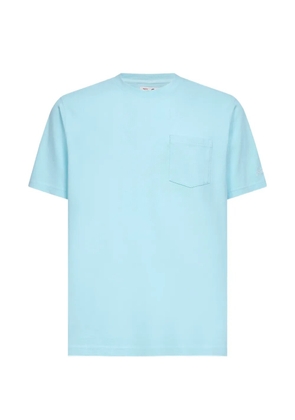 MC2 Saint Barth patch-pocket embroidered T-shirt - Blue