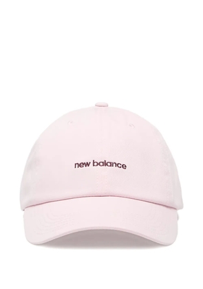 New Balance six-panel linear logo cap - Pink