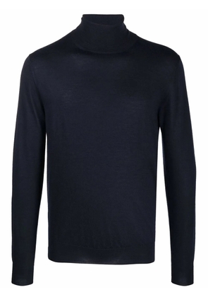 Fedeli roll-neck knitted jumper - Blue