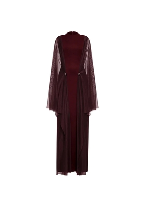 CHATS BY C.DAM button-detail maxi dress - Red