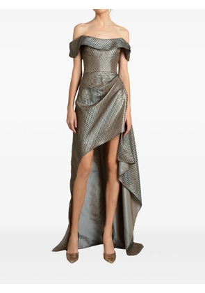 Gemy Maalouf off-shoulder asymmetric dress - Grey