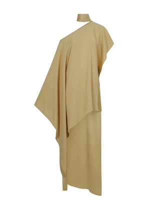 Taller Marmo California kaftan one-shoulder dress - Neutrals
