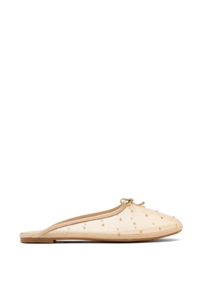 Senso Connor studded bow mules - Neutrals