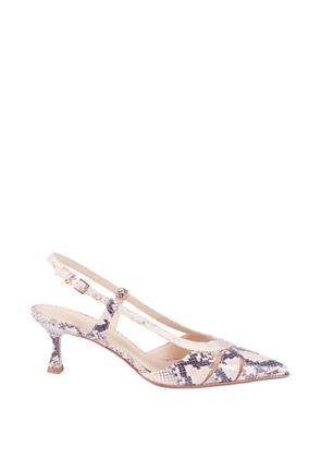 Sergio Levantesi Edda cut-out slingback pumps - Neutrals