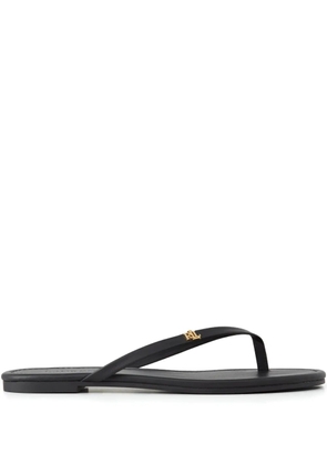 Lauren Ralph Lauren Raquel logo flip-flops - Black