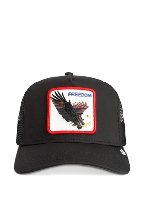 GOORIN BROS Eagle square-patch cap hat - Black