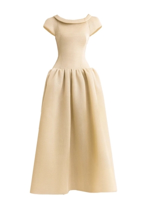 Gemy Maalouf short-sleeves midi dress - Neutrals
