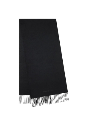 Corneliani fringed scarf - Grey
