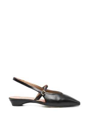 Pedro Miralles square-toe mules - Black
