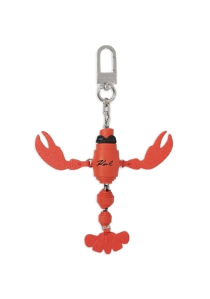 Karl Lagerfeld lobster keychain - Red