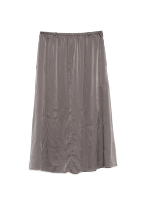 Private 0204 elasticated midi skirt - Grey