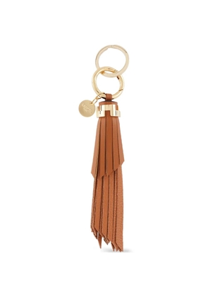 Lancel tassel-detail keyring - Brown