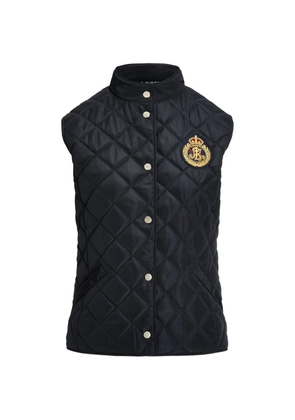 Lauren Ralph Lauren quilted button gilet - Black
